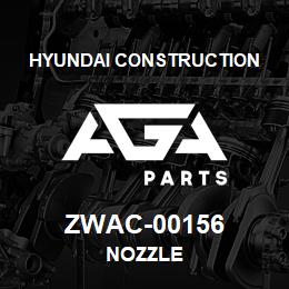 ZWAC-00156 Hyundai Construction NOZZLE | AGA Parts