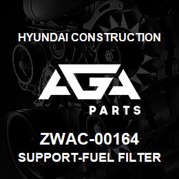 ZWAC-00164 Hyundai Construction SUPPORT-FUEL FILTER | AGA Parts