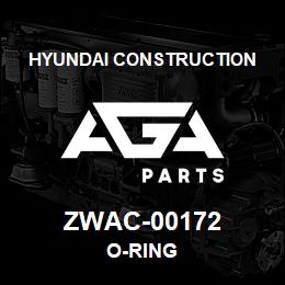 ZWAC-00172 Hyundai Construction O-RING | AGA Parts