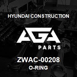 ZWAC-00208 Hyundai Construction O-RING | AGA Parts