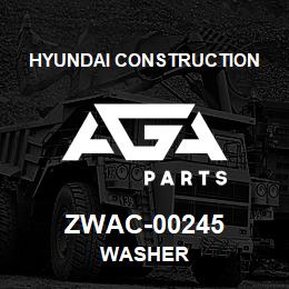 ZWAC-00245 Hyundai Construction WASHER | AGA Parts