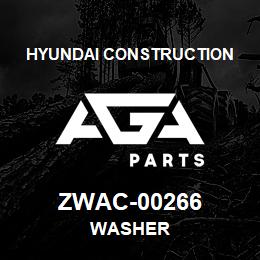 ZWAC-00266 Hyundai Construction WASHER | AGA Parts