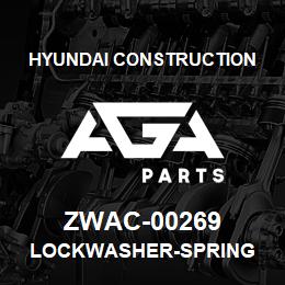 ZWAC-00269 Hyundai Construction LOCKWASHER-SPRING | AGA Parts
