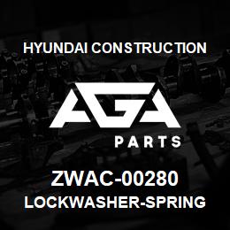 ZWAC-00280 Hyundai Construction LOCKWASHER-SPRING | AGA Parts