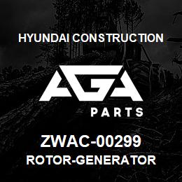 ZWAC-00299 Hyundai Construction ROTOR-GENERATOR | AGA Parts
