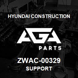 ZWAC-00329 Hyundai Construction SUPPORT | AGA Parts