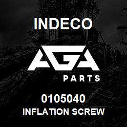 0105040 Indeco INFLATION SCREW | AGA Parts