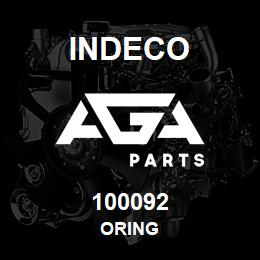 100092 Indeco ORING | AGA Parts