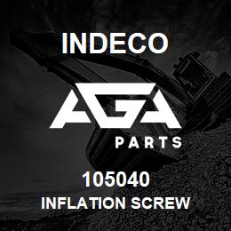 105040 Indeco inflation screw | AGA Parts