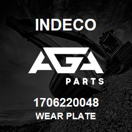 1706220048 Indeco WEAR PLATE | AGA Parts