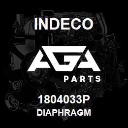 1804033P Indeco DIAPHRAGM | AGA Parts