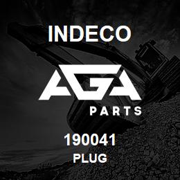 190041 Indeco PLUG | AGA Parts
