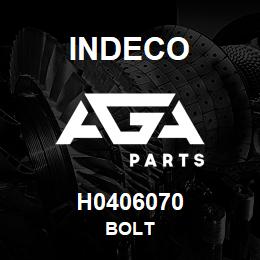 H0406070 Indeco BOLT | AGA Parts