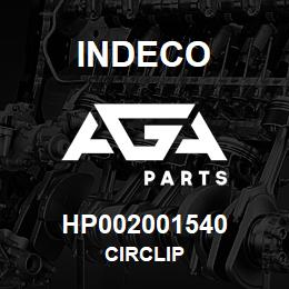 HP002001540 Indeco CIRCLIP | AGA Parts