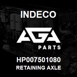 HP007501080 Indeco RETAINING AXLE | AGA Parts