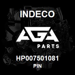 HP007501081 Indeco PIN | AGA Parts