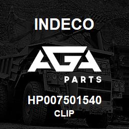 HP007501540 Indeco CLIP | AGA Parts