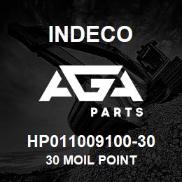 HP011009100-30 Indeco 30 moil point | AGA Parts