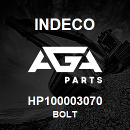 HP100003070 Indeco BOLT | AGA Parts