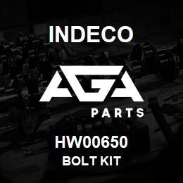 HW00650 Indeco BOLT KIT | AGA Parts