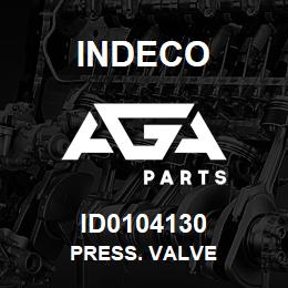 ID0104130 Indeco PRESS. VALVE | AGA Parts