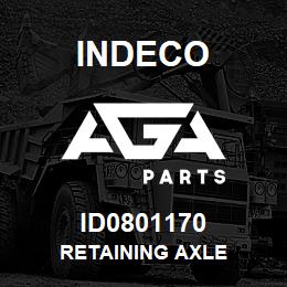 ID0801170 Indeco RETAINING AXLE | AGA Parts