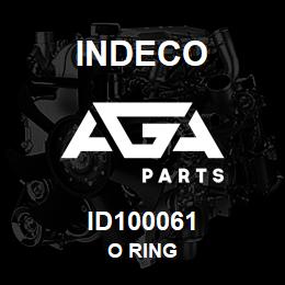 ID100061 Indeco O RING | AGA Parts