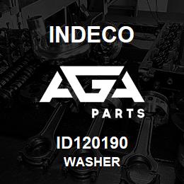 ID120190 Indeco WASHER | AGA Parts