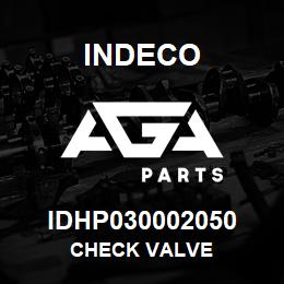IDHP030002050 Indeco CHECK VALVE | AGA Parts