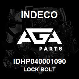 IDHP040001090 Indeco LOCK BOLT | AGA Parts
