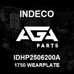 IDHP2506200A Indeco 1750 WEARPLATE | AGA Parts