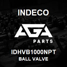 IDHVB1000NPT Indeco BALL VALVE | AGA Parts