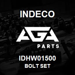 IDHW01500 Indeco BOLT SET | AGA Parts