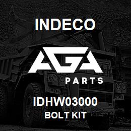 IDHW03000 Indeco BOLT KIT | AGA Parts