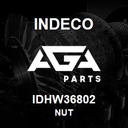 IDHW36802 Indeco NUT | AGA Parts