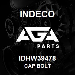 IDHW39478 Indeco CAP BOLT | AGA Parts