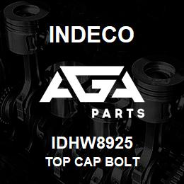 IDHW8925 Indeco TOP CAP BOLT | AGA Parts