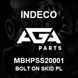 MBHPSS20001 Indeco bolt on skid pl | AGA Parts