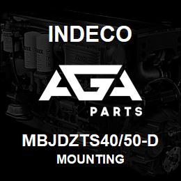 MBJDZTS40/50-D Indeco MOUNTING | AGA Parts