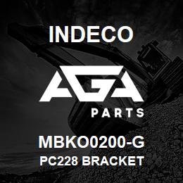 MBKO0200-G Indeco PC228 BRACKET | AGA Parts