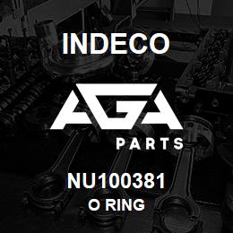 NU100381 Indeco O RING | AGA Parts