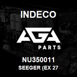 NU350011 Indeco SEEGER (EX 27 | AGA Parts