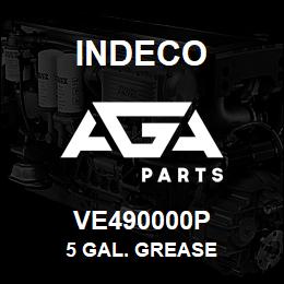 VE490000P Indeco 5 gal. grease | AGA Parts