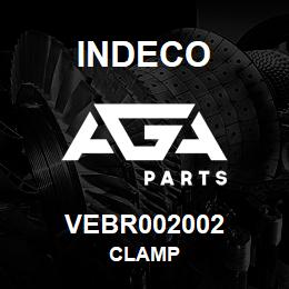 VEBR002002 Indeco CLAMP | AGA Parts
