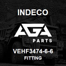 VEHF3474-6-6 Indeco FITTING | AGA Parts