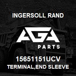15651151UCV Ingersoll Rand TERMINAL,END SLEEVE 1.5MMBLACK | AGA Parts