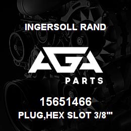 15651466 Ingersoll Rand PLUG,HEX SLOT 3/8'' G CHR | AGA Parts