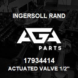17934414 Ingersoll Rand ACTUATED VALVE 1/2" WITH LIMIT SWITCH | AGA Parts