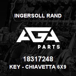 18317248 Ingersoll Rand KEY - CHIAVETTA 6X9 UNI6606 | AGA Parts