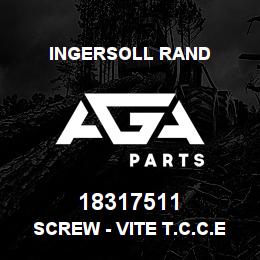 18317511 Ingersoll Rand SCREW - VITE T.C.C.E. M10X25 UNI5931 | AGA Parts